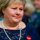 Statsminister Erna Solberg var kveldens vertinne. Foto: Vegard Wivestad Grøtt / NTB scanpix